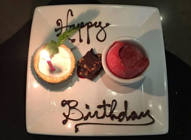 Ruth's Chris Steakhouse birthday