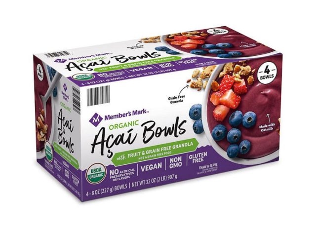 Sam's club Acai bowls