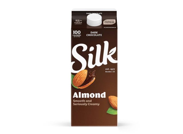 carton of Silk Chocolate Almond Milk