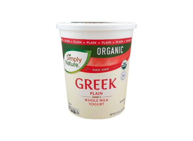 Simply Nature Organic Plain Greek Yogurt