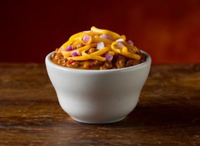 Texas Roadhouse cup of chili