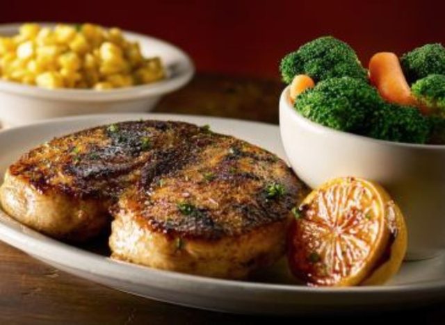 exas Roadhouse herb-crusted chicken