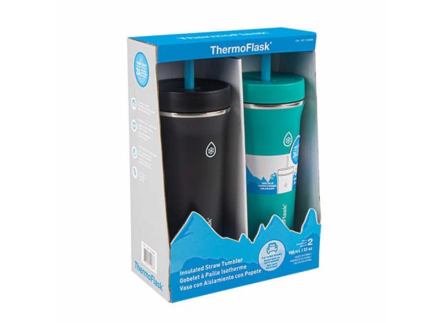 ThermoFlask 32oz Insulated Standard Straw Tumbler