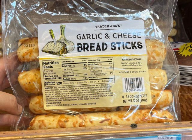 Trader Joe's Garlic & Cheese Breadsticks