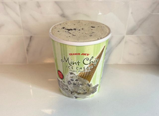 Trader Joe's Mint Chip Ice Cream