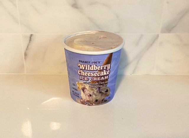 Trader Joe's Wildberry Cheesecake Ice Cream