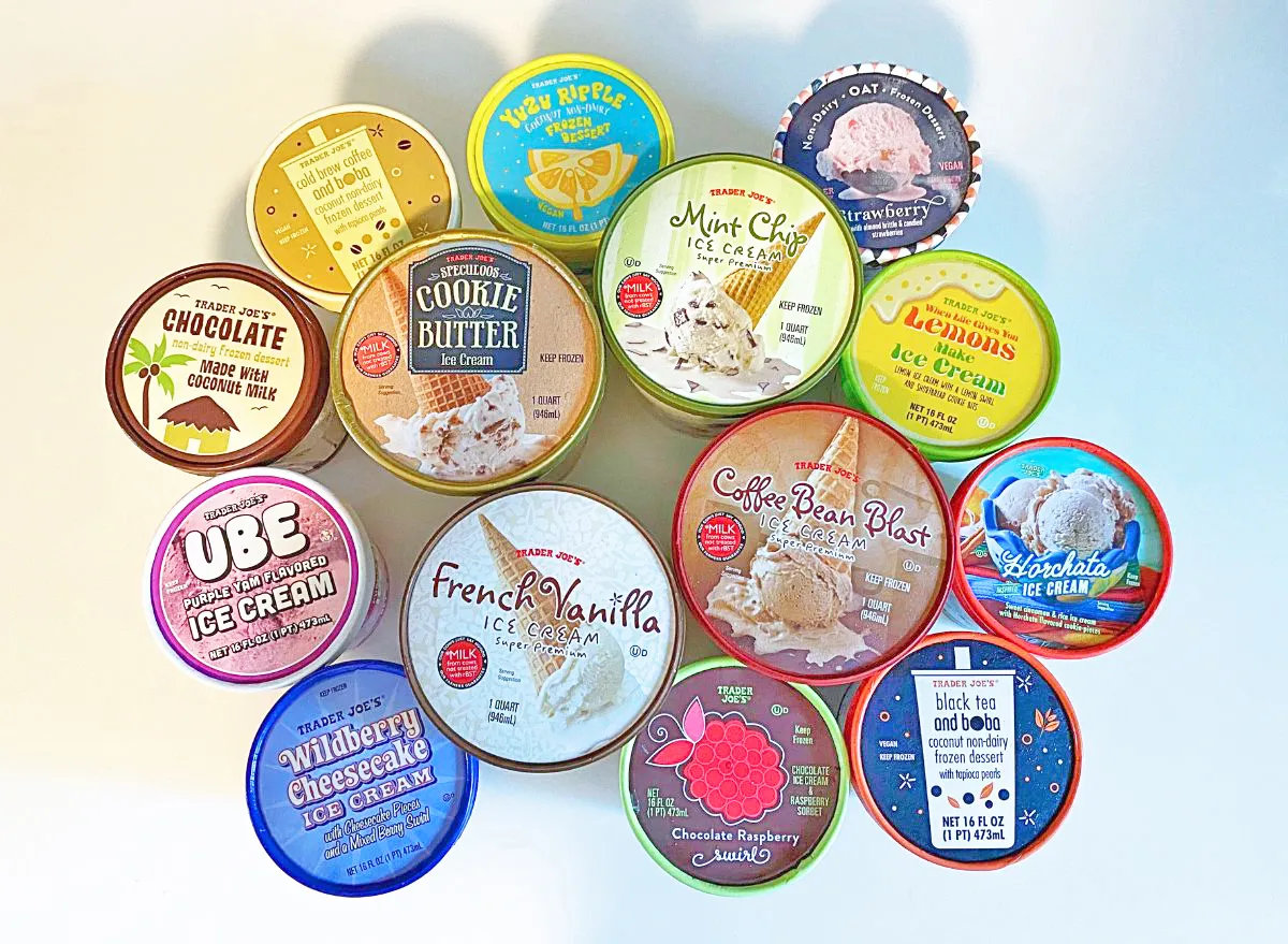 Trader Joe's ice creams