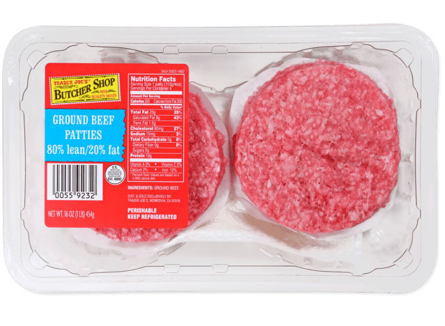 Trader Joe's Butcher Shop Beef Patties