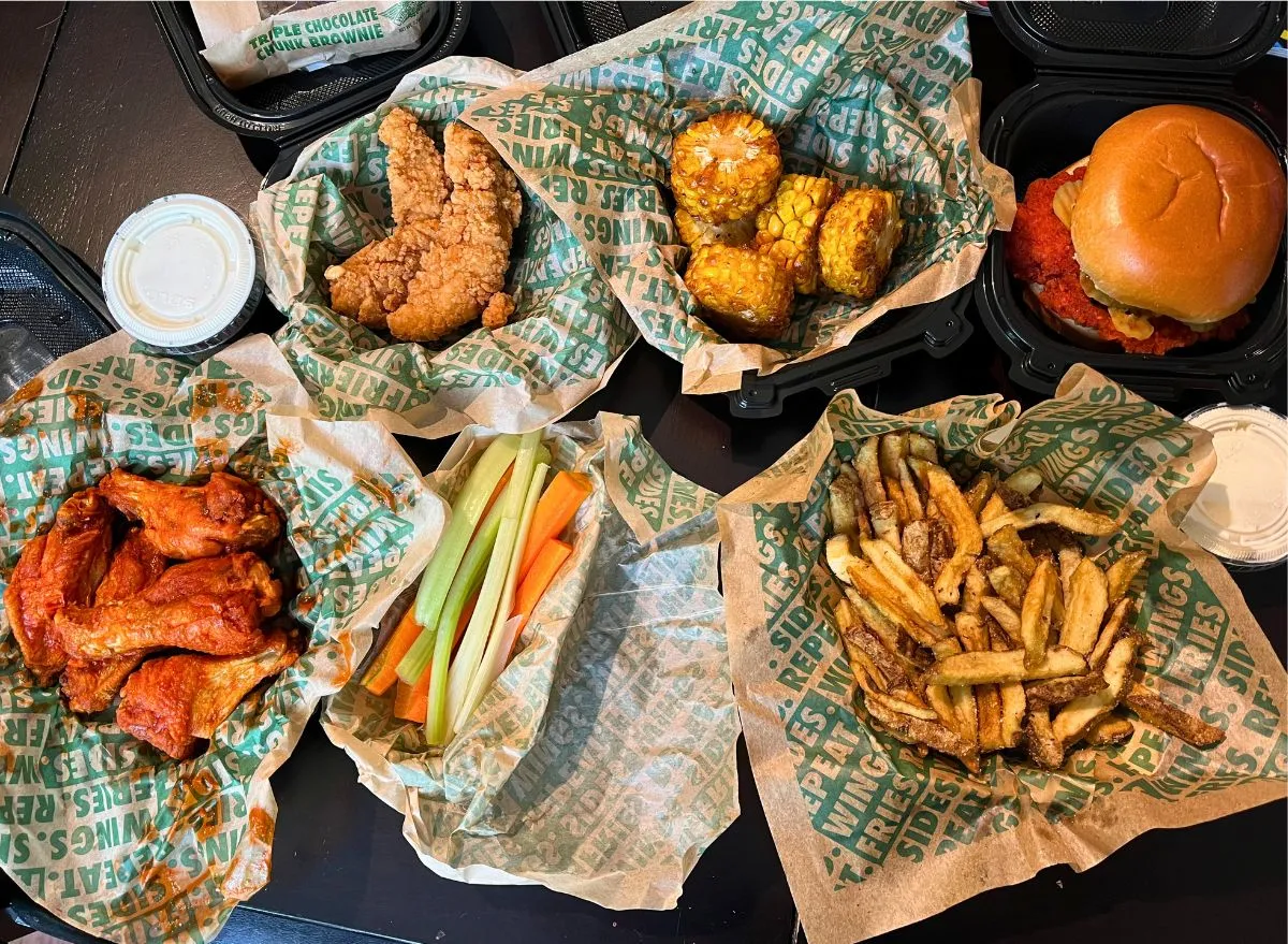 Wingstop menu taste test