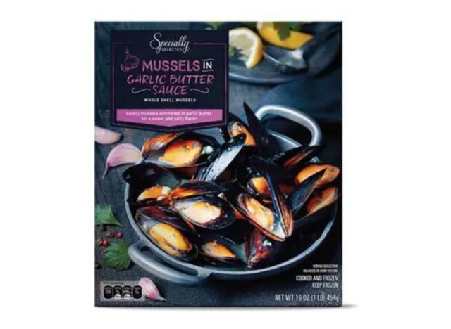 aldi Specially Selected Garlic Butter Sauce Mussels