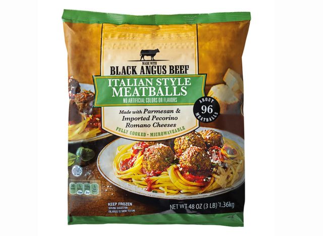 Black Angus Beef Italian Style Meatballs at Aldi