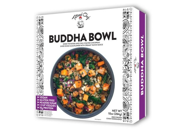 buddha bowl tattooed chef