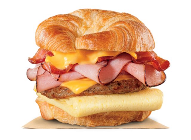 burger king fully loaded croissan'wich