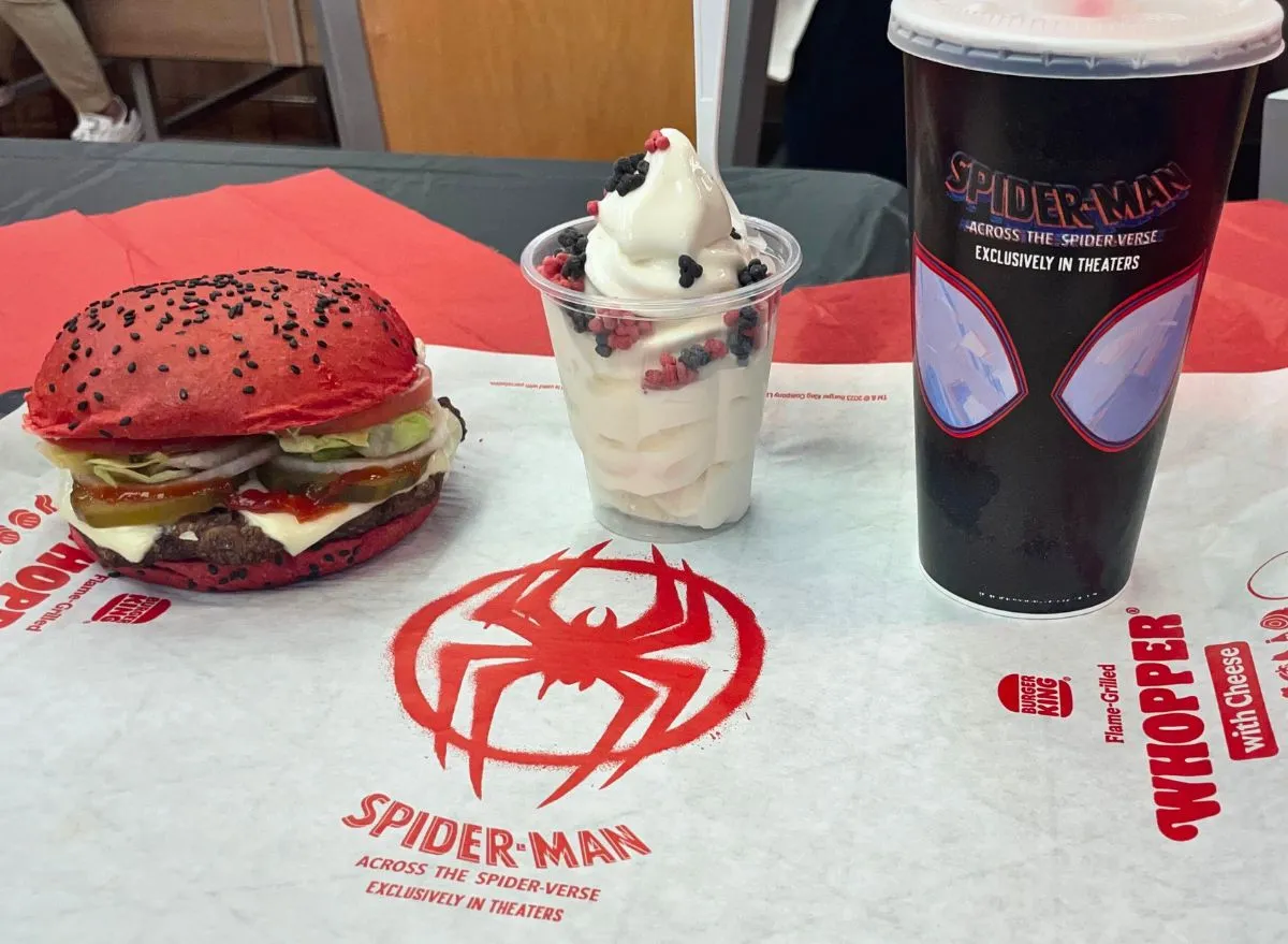 burger king spider man meal