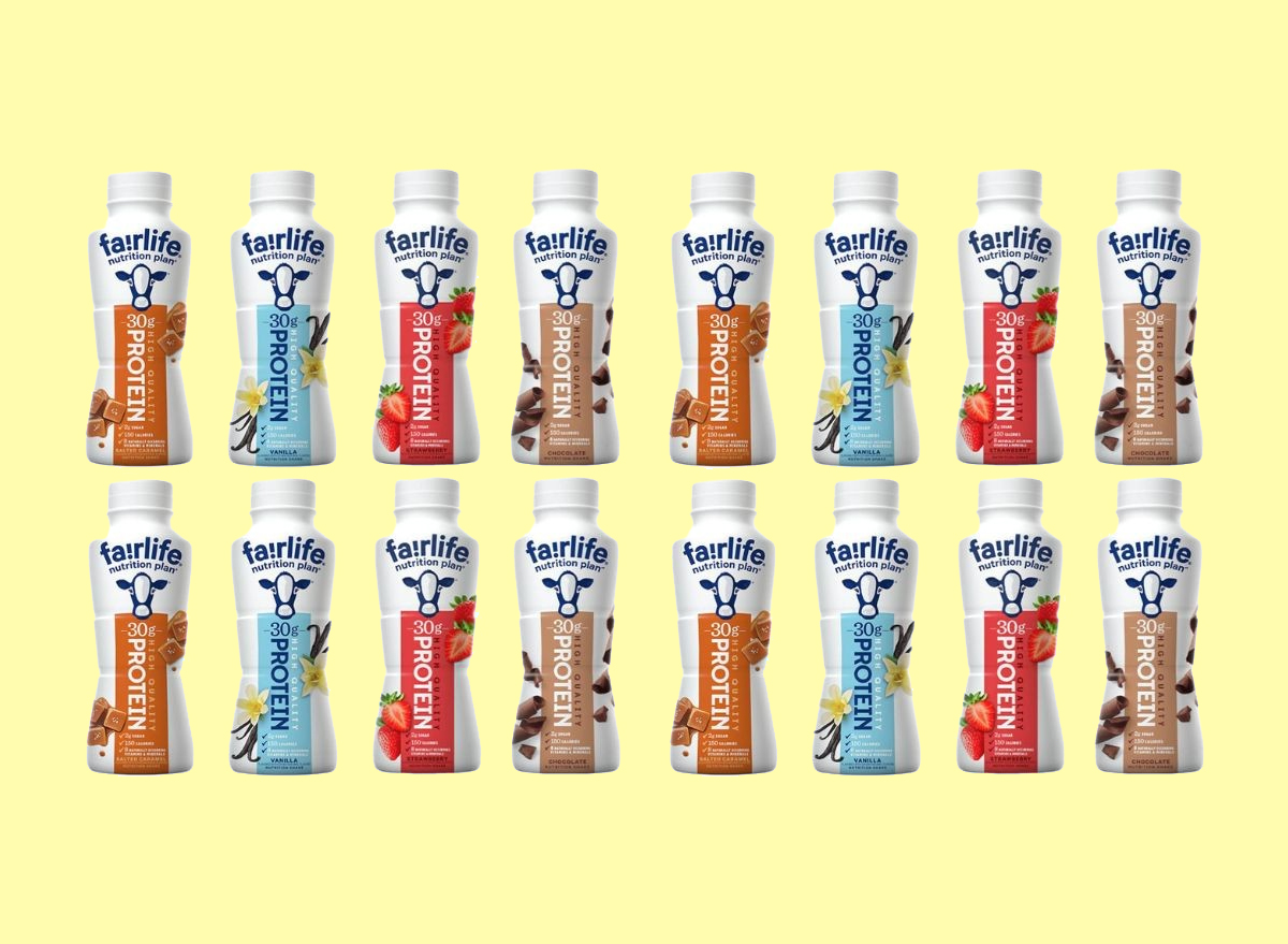 fairlife protein shakes collage
