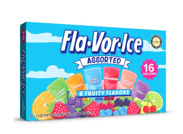 FlaVorIce Pops box