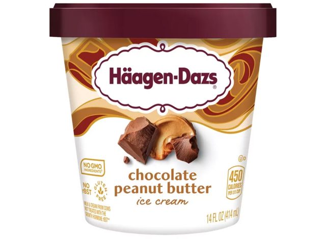 haagen dazs chocolate peanut butter ice cream