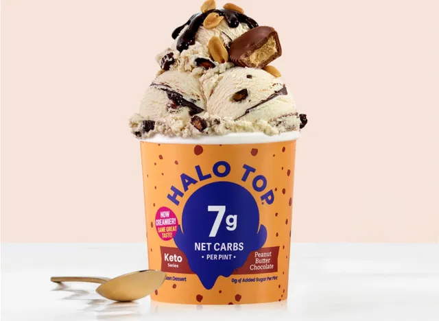 Halo Top Chocolate Peanut Butter Keto Ice Cream