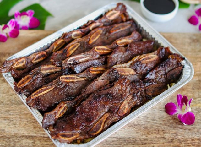 L&L Hawaiian Barbecue short ribs