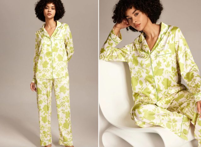 floral PJ set side-by-side image