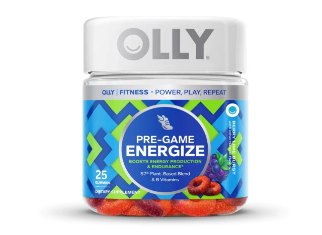 OLLY pre-game energize gummies