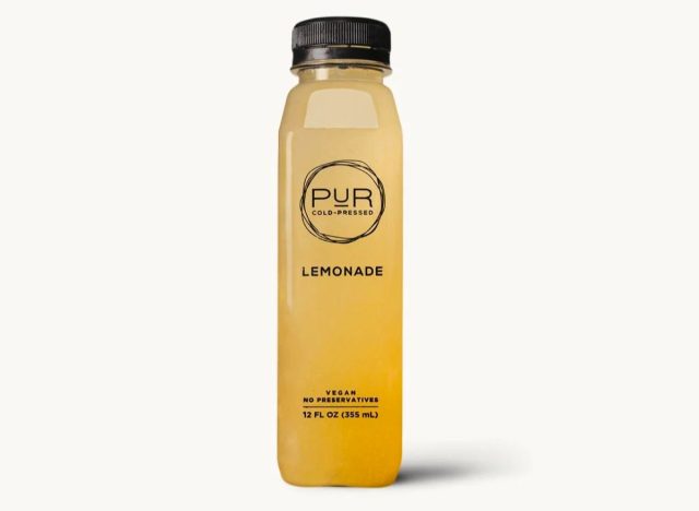 PUR cold pressed turmeric lemonade