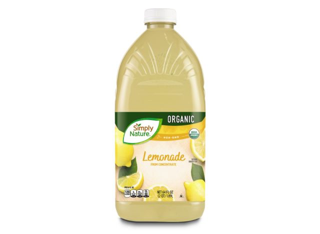 simply nature organic lemonade