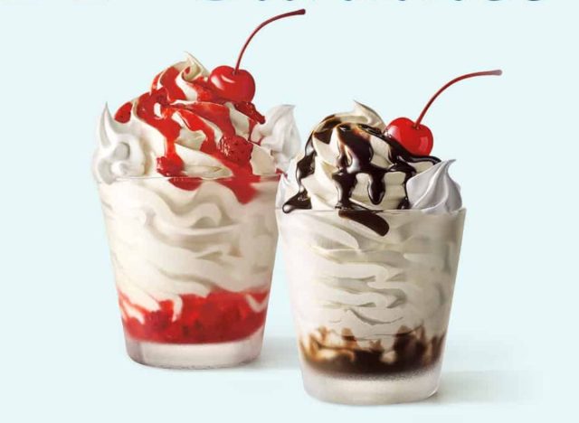 sonic ice cream sundaes