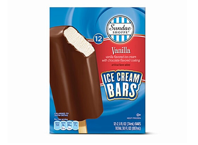 a box of sundae shoppe ice cream bars.