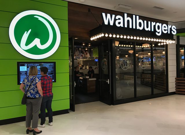 Wahlburgers restaurant in the Mall of America.