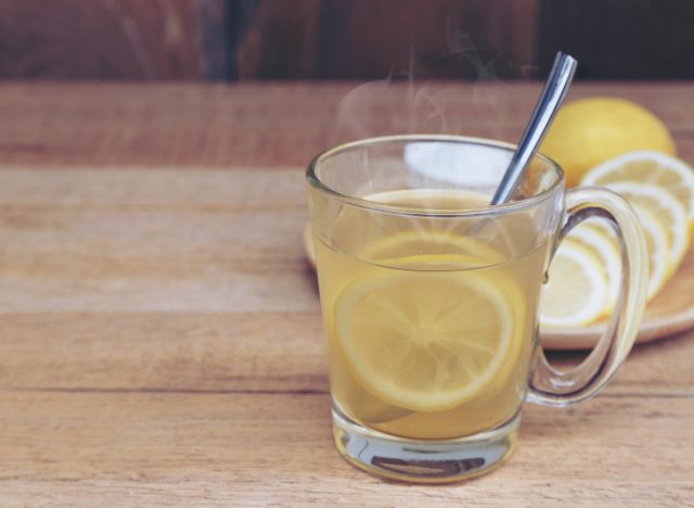 warm lemon water