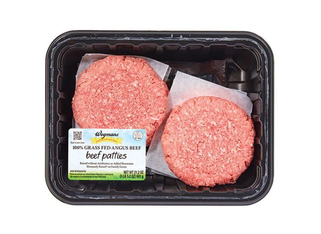 Wegmans 100% Grass Fed Beef Patties