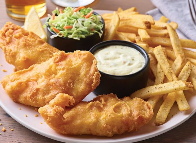 Applebees fish and chips
