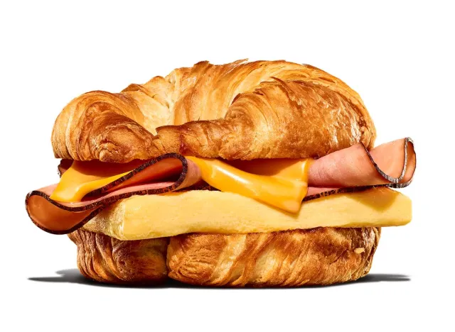 Burger king ham and cheese breakfast sandwich