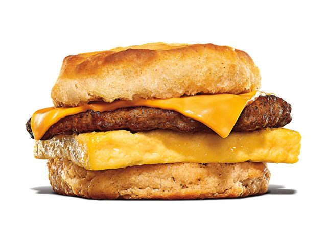 Burger king sausage egg and cheese