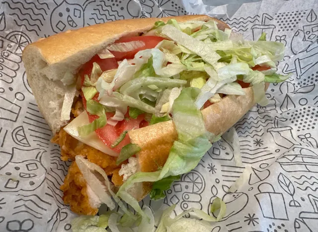 Chicken tender sub at Publix