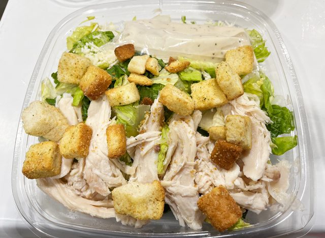 Chicken Caesar salad at Costco