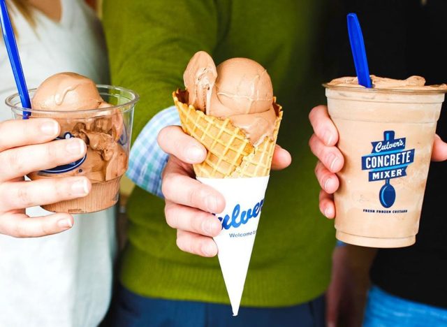 Culver's chocolate custard