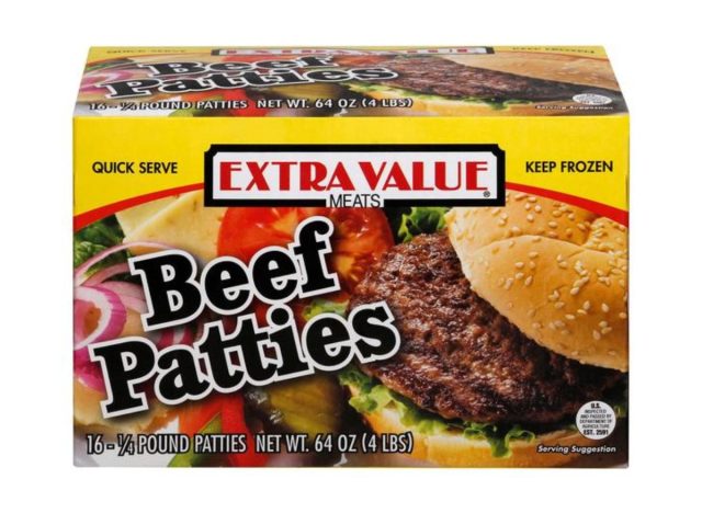 Extra Value Meats Beef Patties