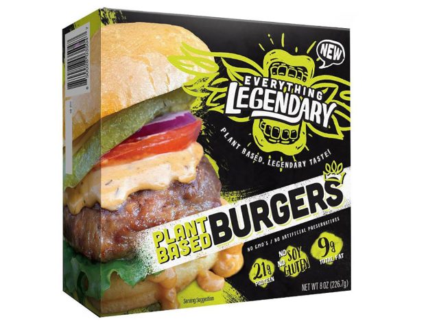 Everything Legendary plant-based burger