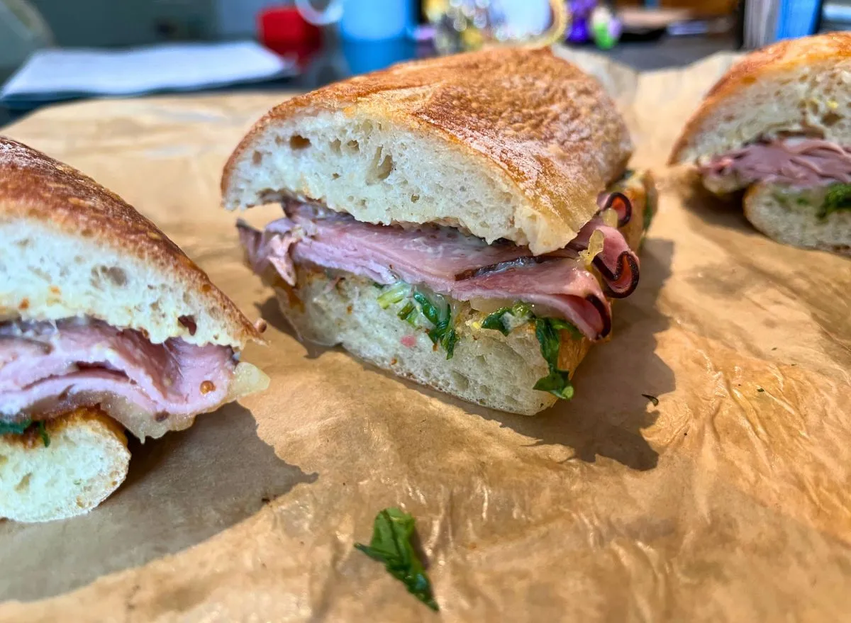 Panera Black Forest Ham and Gouda Melt Baguette Taste Test