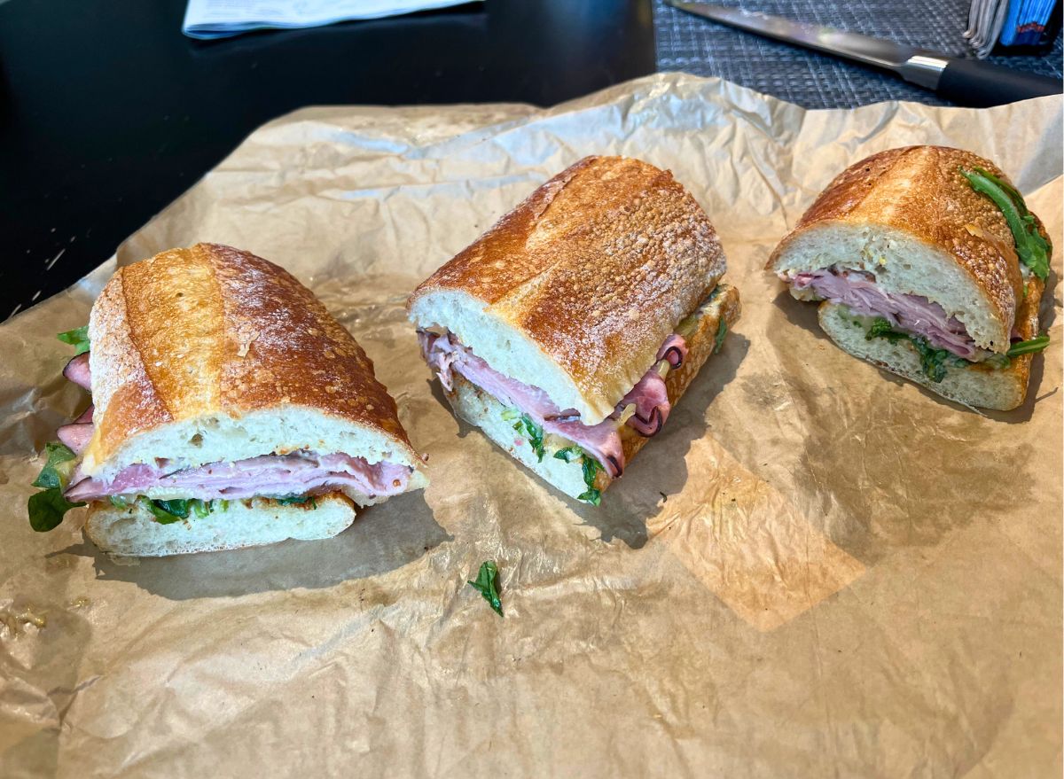 Panera Black Forest Ham and Gouda Melt Baguette Taste Test