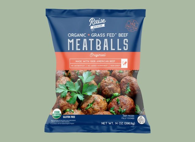 Raise Organic meatballs