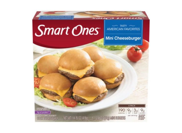 Smart Ones Mini Cheeseburger