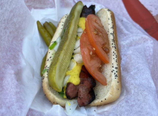 The Weiners Circle hot dog