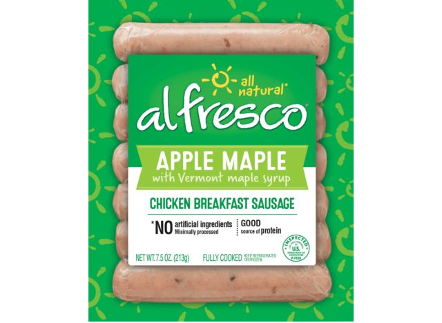 alfresco apple maple chicken sausage