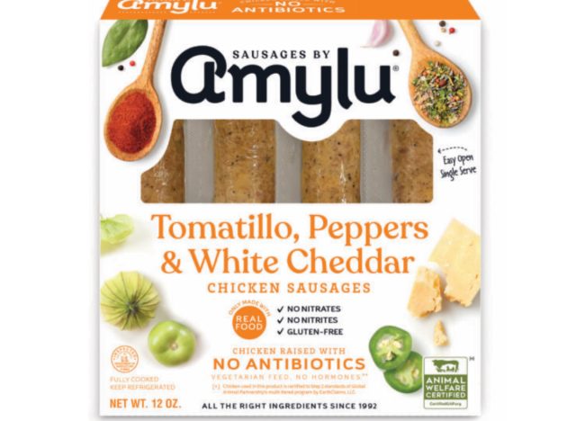 amylu tomatillo peppers white cheddar sausage