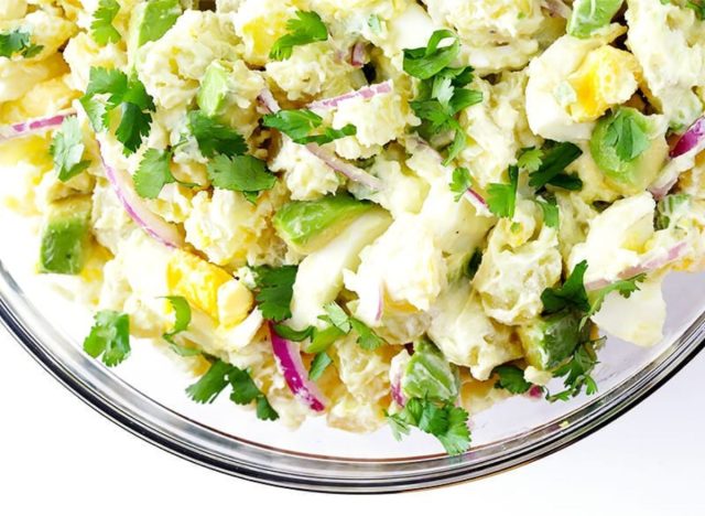 avocado potato salad