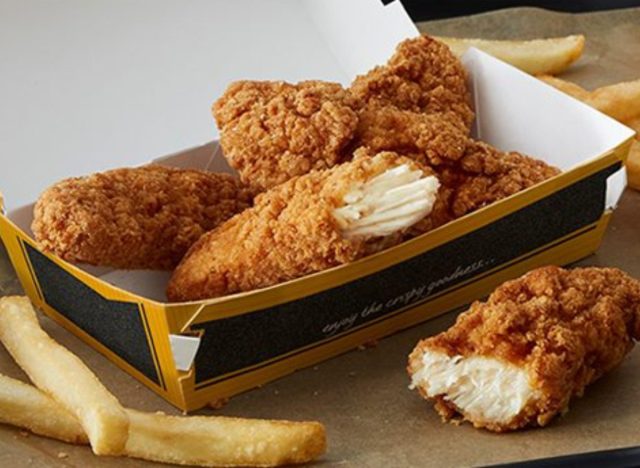 burger king crispy chicken tenders