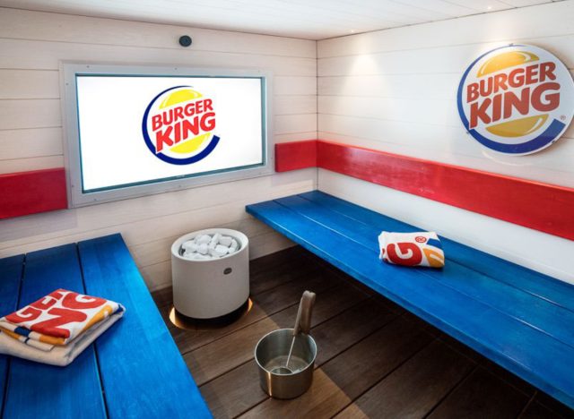 burger king sauna in finland